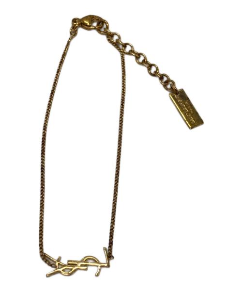 Saint Laurent Paris（サンローランパリ）Saint Laurent Paris (サンローランパリ) ロゴブレスレット 635533の古着・服飾アイテム