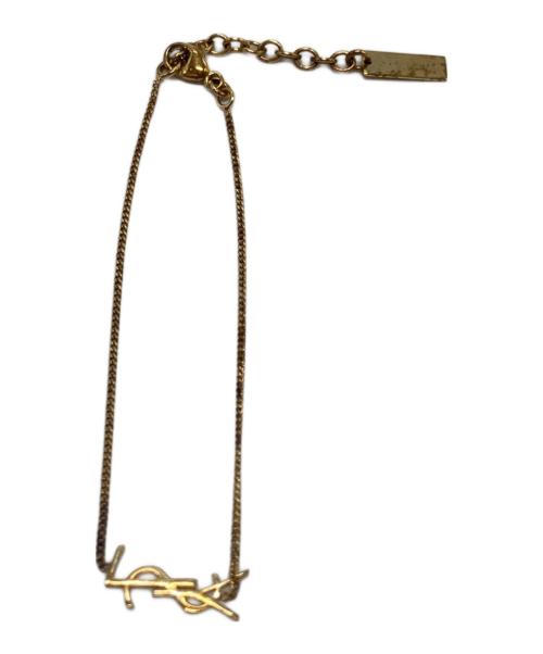 Saint Laurent Paris（サンローランパリ）Saint Laurent Paris (サンローランパリ) ロゴブレスレット 635533の古着・服飾アイテム