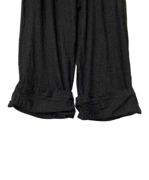 KAGURE（カグレ）kagure (カグレ) リネンカットイージーパンツ GA35-24M010 ブラック サイズ:Freeの古着・服飾アイテム