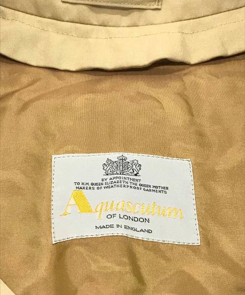 Aquascutum（アクアスキュータム）Aquascutum (アクアスキュータム) ライナー付きバルマカーンコート ベージュ サイズ:不明の古着・服飾アイテム