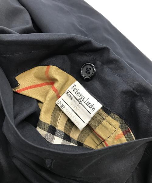 Burberry's（バーバリーズ）Burberry's (バーバリーズ) ステンカラーコート ネイビー サイズ:46の古着・服飾アイテム