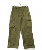 French Armyフランス軍）の古着「Ｍ-47 後期 カーゴパンツ」｜カーキ
