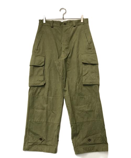 French Army（フランス軍）French Army (フレンチアーミー) Ｍ-47 後期 カーゴパンツ カーキ サイズ:43の古着・服飾アイテム