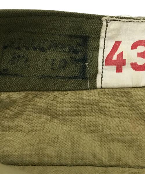 French Army（フランス軍）French Army (フレンチアーミー) Ｍ-47 後期 カーゴパンツ カーキ サイズ:43の古着・服飾アイテム