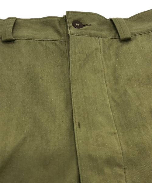 French Army（フランス軍）French Army (フレンチアーミー) Ｍ-47 後期 カーゴパンツ カーキ サイズ:43の古着・服飾アイテム