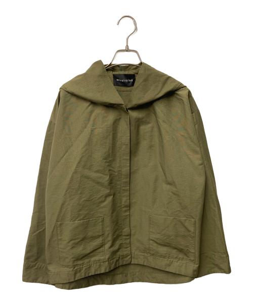 mizuiro-ind（ミズイロインド）mizuiro-ind (ミズイロインド) フーデッドジャケット オリーブ サイズ:FREEの古着・服飾アイテム