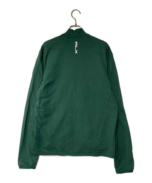 RLX RALPH LAUREN（アールエルエックスラルフローレン）RLX RALPH LAUREN (アールエルエックスラルフローレン) 切替ブルゾン グリーン サイズ:Ｓの古着・服飾アイテム