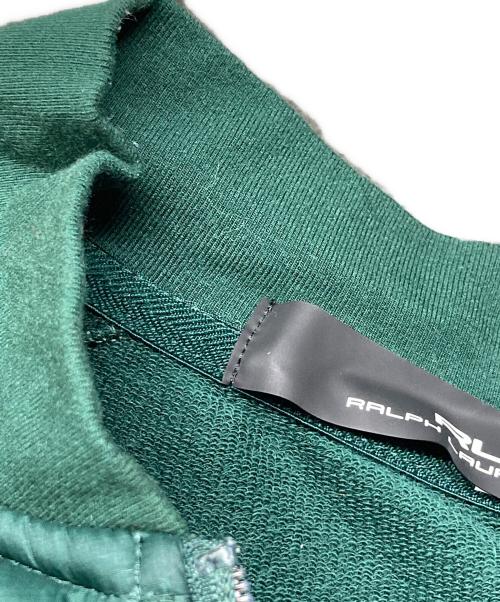 RLX RALPH LAUREN（アールエルエックスラルフローレン）RLX RALPH LAUREN (アールエルエックスラルフローレン) 切替ブルゾン グリーン サイズ:Ｓの古着・服飾アイテム