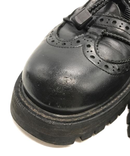 HENDER SCHEME（エンダースキーマ）HENDER SCHEME (エンダースキーマ) Code Tip Smooth レザーシューズ ブラック サイズ:不明の古着・服飾アイテム