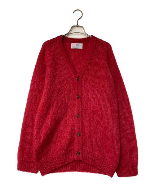 BEAUTY&YOUTH（ビューティーアンドユース）BEAUTY&YOUTH (ビューティーアンドユース) JOHN TULLOCH (ジョンタロック) モヘヤ Vネックカーディガン レッド サイズ:-の古着・服飾アイテム