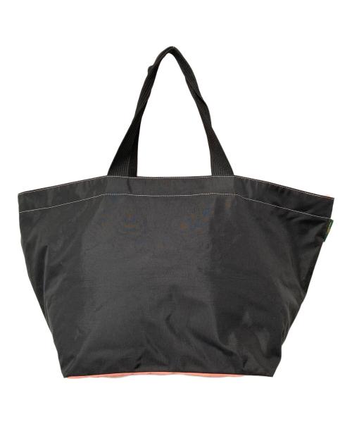 Herve Chapelier（エルベシャプリエ）Herve Chapelier (エルベシャプリエ) 舟型トートバッグ XL ブラック×ピンクの古着・服飾アイテム