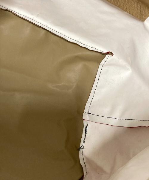 Herve Chapelier（エルベシャプリエ）Herve Chapelier (エルベシャプリエ) トートバッグ レッド×カーキの古着・服飾アイテム