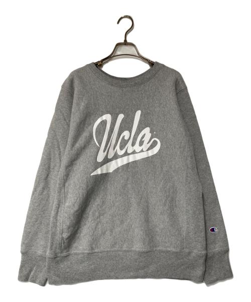 Champion REVERSE WEAVE（チャンピオン リバース ウィーブ）Champion REVERSE WEAVE (チャンピオン リバース ウィーブ) UCLA (ユーシーエルエー) スウェット グレー サイズ:Lの古着・服飾アイテム