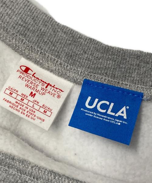 Champion REVERSE WEAVE（チャンピオン リバース ウィーブ）Champion REVERSE WEAVE (チャンピオン リバース ウィーブ) UCLA (ユーシーエルエー) スウェット グレー サイズ:Lの古着・服飾アイテム