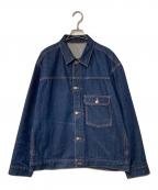 Adam et Ropeアダム エ ロペ）の古着「ビッグシルエット ドライタッチ デニムジャケット」｜インディゴ