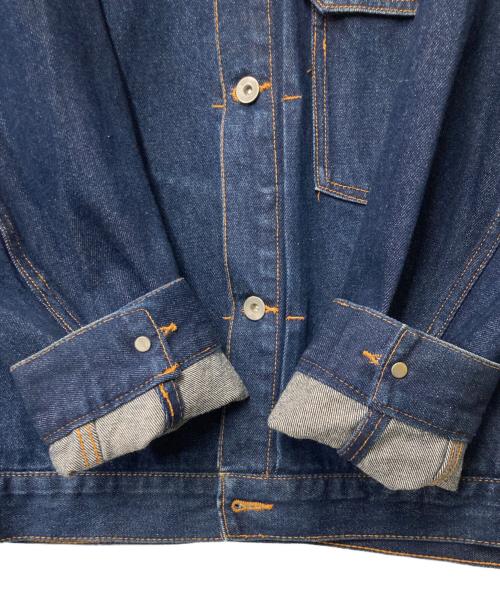 Adam et Rope（アダム エ ロペ）Adam et Rope (アダム エ ロペ) ビッグシルエット ドライタッチ デニムジャケット インディゴ サイズ:Lの古着・服飾アイテム