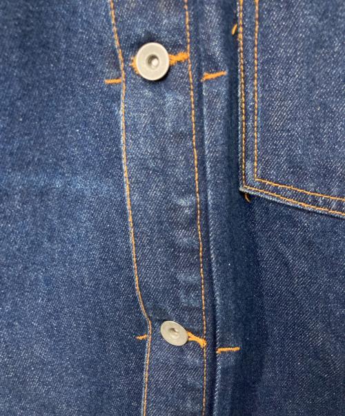 Adam et Rope（アダム エ ロペ）Adam et Rope (アダム エ ロペ) ビッグシルエット ドライタッチ デニムジャケット インディゴ サイズ:Lの古着・服飾アイテム