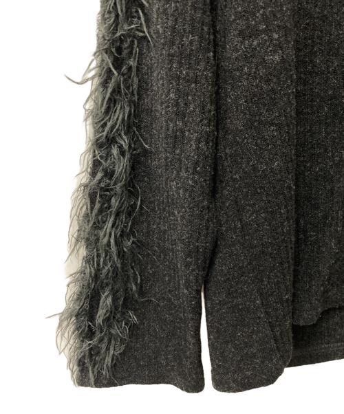 ISSEY MIYAKE（イッセイミヤケ）ISSEY MIYAKE (イッセイミヤケ) フェザータートルネックニット IM44JK508 グレー サイズ:3の古着・服飾アイテム