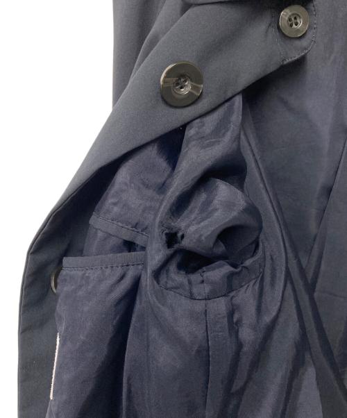 ARMANI COLLEZIONI（アルマーニ コレツィオーニ）ARMANI COLLEZIONI (アルマーニ コレツィオーニ) ステンカラーコート ネイビー サイズ:50の古着・服飾アイテム