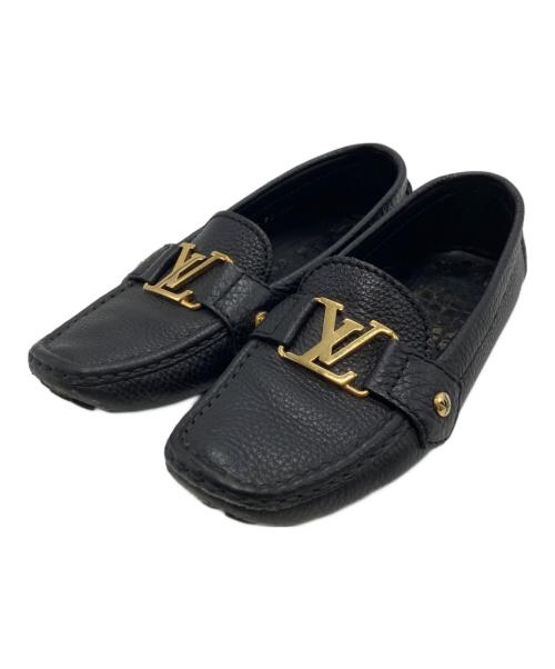 LOUIS VUITTON（ルイ ヴィトン）LOUIS VUITTON (ルイ ヴィトン) モンテカルロ ドライビングシューズ ブラック サイズ:SIZE 34 1/2の古着・服飾アイテム