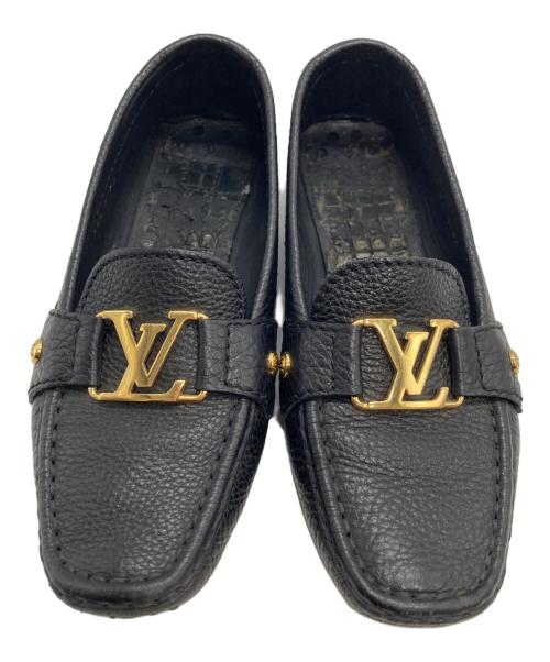 LOUIS VUITTON（ルイ ヴィトン）LOUIS VUITTON (ルイ ヴィトン) モンテカルロ ドライビングシューズ ブラック サイズ:SIZE 34 1/2の古着・服飾アイテム