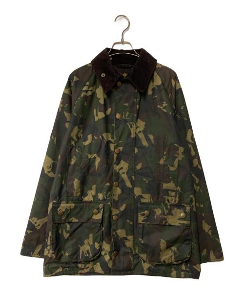 Barbour（バブアー）Barbour (バブアー) BOURNE CAMO オイルドジャケットMWX0404GN51S オリーブ×ブラウン×ブラック サイズ:Sの古着・服飾アイテム