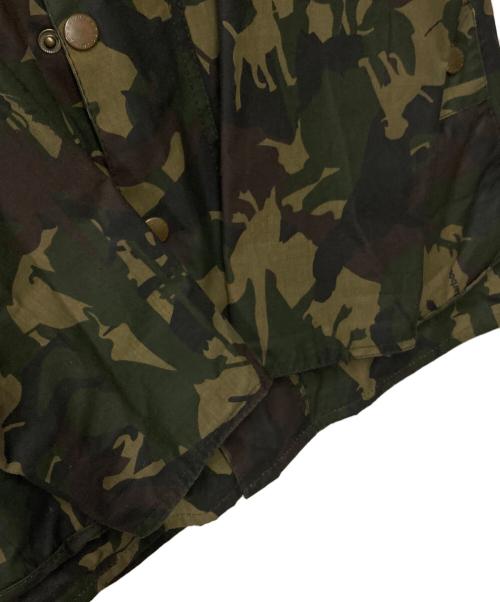 Barbour（バブアー）Barbour (バブアー) BOURNE CAMO オイルドジャケットMWX0404GN51S オリーブ×ブラウン×ブラック サイズ:Sの古着・服飾アイテム