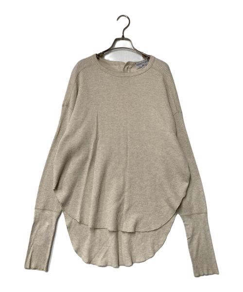 Americana（アメリカーナ）Americana (アメリカーナ) サーマルカットソー ベージュ サイズ:SIZE Freeの古着・服飾アイテム