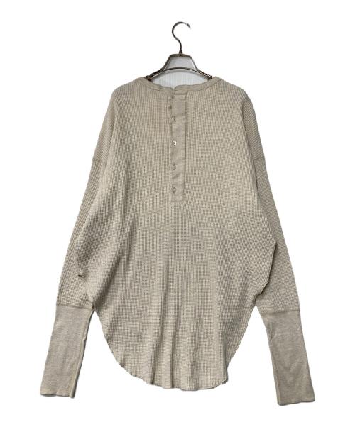 Americana（アメリカーナ）Americana (アメリカーナ) サーマルカットソー ベージュ サイズ:SIZE Freeの古着・服飾アイテム