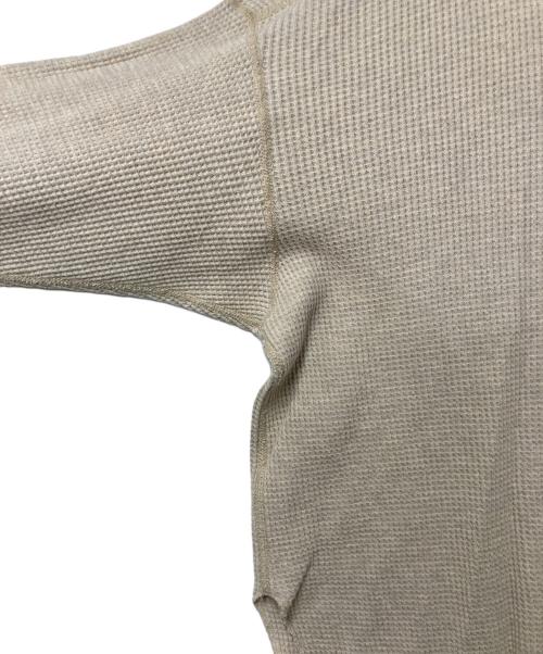 Americana（アメリカーナ）Americana (アメリカーナ) サーマルカットソー ベージュ サイズ:SIZE Freeの古着・服飾アイテム