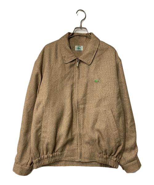 IZOD LACOSTE（アイゾッド ラコステ）IZOD LACOSTE (アイゾッド ラコステ) ジップアップジャケット ベージュ サイズ:95の古着・服飾アイテム
