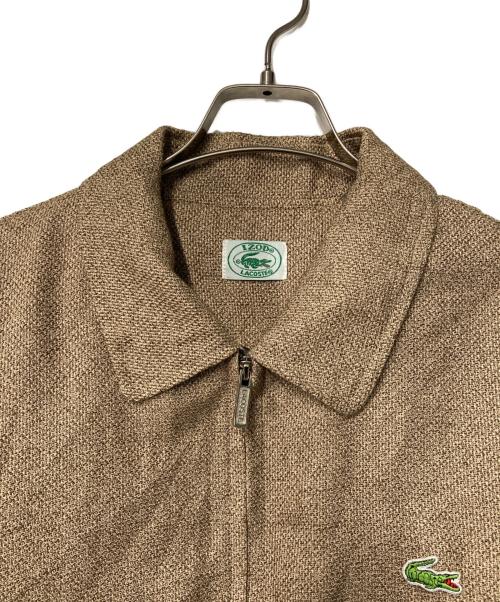 IZOD LACOSTE（アイゾッド ラコステ）IZOD LACOSTE (アイゾッド ラコステ) ジップアップジャケット ベージュ サイズ:95の古着・服飾アイテム