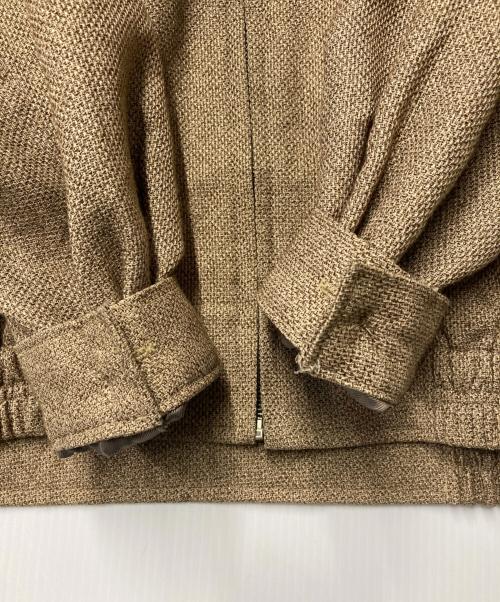 IZOD LACOSTE（アイゾッド ラコステ）IZOD LACOSTE (アイゾッド ラコステ) ジップアップジャケット ベージュ サイズ:95の古着・服飾アイテム