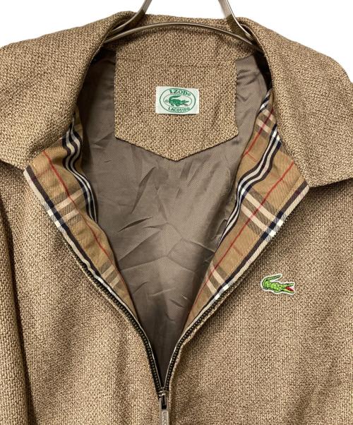 IZOD LACOSTE（アイゾッド ラコステ）IZOD LACOSTE (アイゾッド ラコステ) ジップアップジャケット ベージュ サイズ:95の古着・服飾アイテム