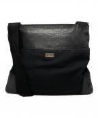 GUCCIグッチ）の古着「GG柄レザー切替ショルダーバッグ 161822」｜ブラック