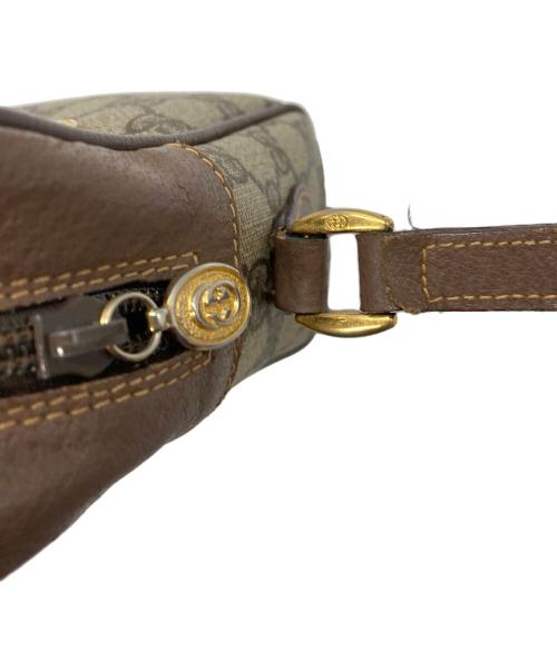 GUCCI（グッチ）GUCCI (グッチ) GGショルダーバッグ ベージュ×ブラウンの古着・服飾アイテム