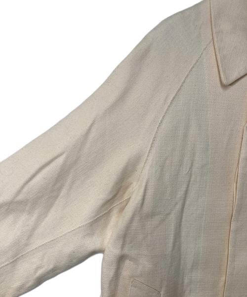 UNITED ARROWS（ユナイテッドアローズ）UNITED ARROWS (ユナイテッドアローズ) ステンカラーコート アイボリー サイズ:Ｍの古着・服飾アイテム