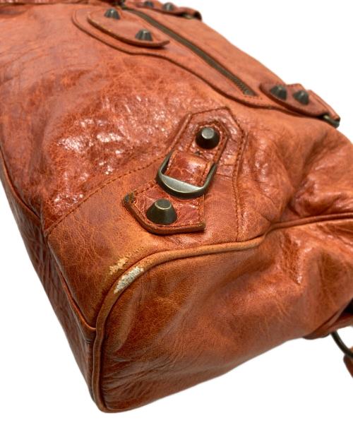 BALENCIAGA（バレンシアガ）BALENCIAGA (バレンシアガ) THE TWIGGY/ザ・ツィギー 2WAYバッグ ブラウン (オレンジ)の古着・服飾アイテム