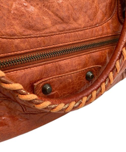 BALENCIAGA（バレンシアガ）BALENCIAGA (バレンシアガ) THE TWIGGY/ザ・ツィギー 2WAYバッグ ブラウン (オレンジ)の古着・服飾アイテム