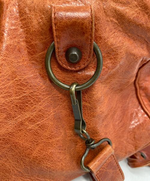 BALENCIAGA（バレンシアガ）BALENCIAGA (バレンシアガ) THE TWIGGY/ザ・ツィギー 2WAYバッグ ブラウン (オレンジ)の古着・服飾アイテム