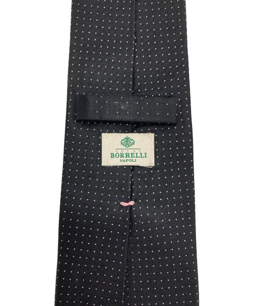 BORRELLI（ボレッリ）BORRELLI (ボレッリ) シルクネクタイ ブラック サイズ:-の古着・服飾アイテム