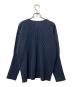 HOMME PLISSE ISSEY MIYAKE (オムプリッセ イッセイ ミヤケ) プリーツロングスリーブカットソー HP55JK421 ネイビー サイズ:2：15000円