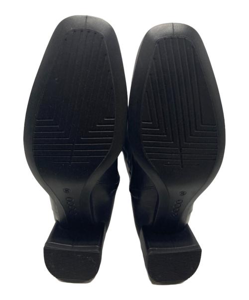 ECCO（エコー）ECCO (エコー) SHAPE 35 SQUARED ロングブーツ ブラック サイズ:38の古着・服飾アイテム