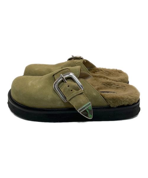 MOHI（モヒ）MOHI (モヒ) サボサンダル ベージュ サイズ:37の古着・服飾アイテム