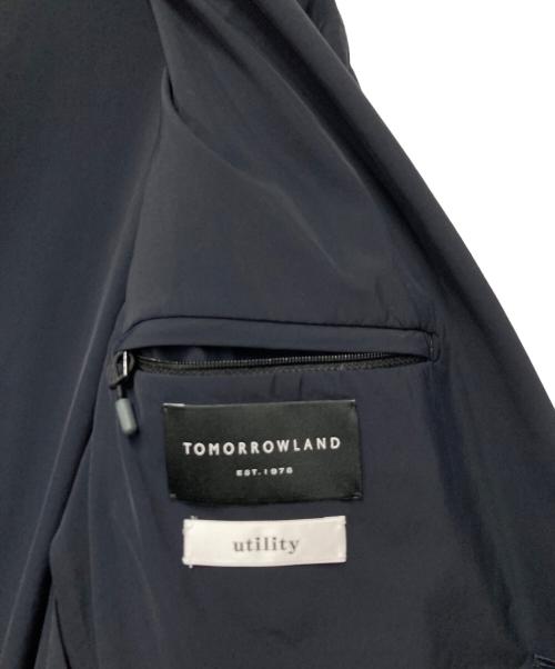TOMORROW LAND（トゥモローランド）TOMORROW LAND (トゥモローランド) ナイロンタフタ シングルブレステッド2Bジャケット ネイビー サイズ:48の古着・服飾アイテム