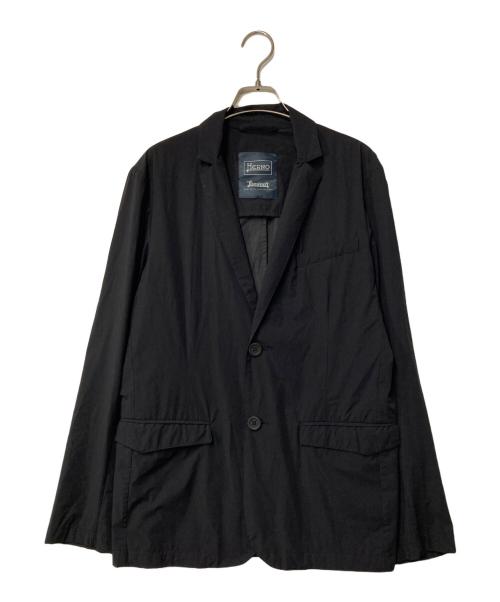 HERNO（ヘルノ）HERNO (ヘルノ) ストレッチナイロン 2B ジャケット GA00021UL-12803-9300 ブラック サイズ:46の古着・服飾アイテム