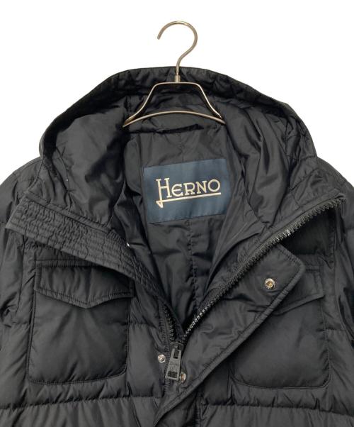 HERNO（ヘルノ）HERNO (ヘルノ) パファージャケット PI0191U-12004-9389 ブラック サイズ:46の古着・服飾アイテム