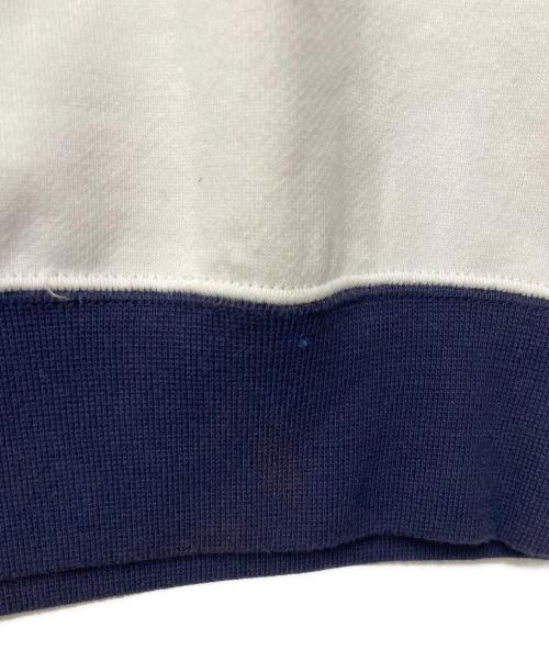 LACOSTE（ラコステ）LACOSTE (ラコステ) BEAMS GOLF (ビームスゴルフ) 別注 ポロスウェット ホワイト×ネイビー サイズ:US XXSの古着・服飾アイテム