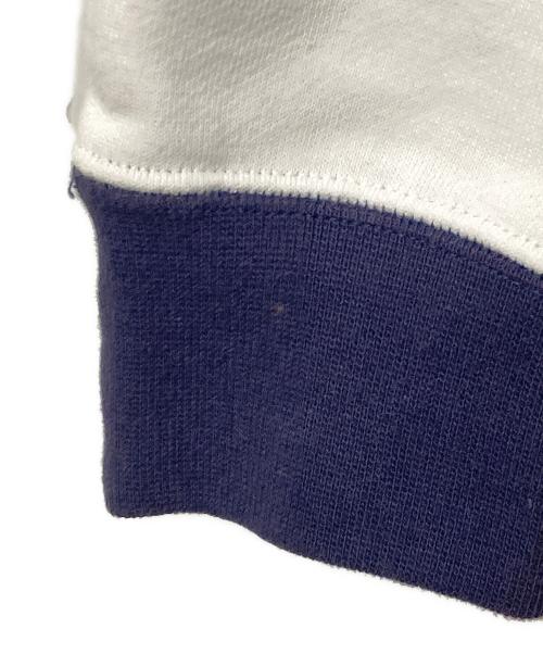 LACOSTE（ラコステ）LACOSTE (ラコステ) BEAMS GOLF (ビームスゴルフ) 別注 ポロスウェット ホワイト×ネイビー サイズ:US XXSの古着・服飾アイテム