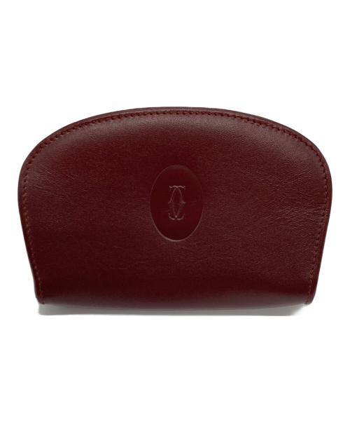 Cartier（カルティエ）Cartier (カルティエ) コインケース ボルドーの古着・服飾アイテム